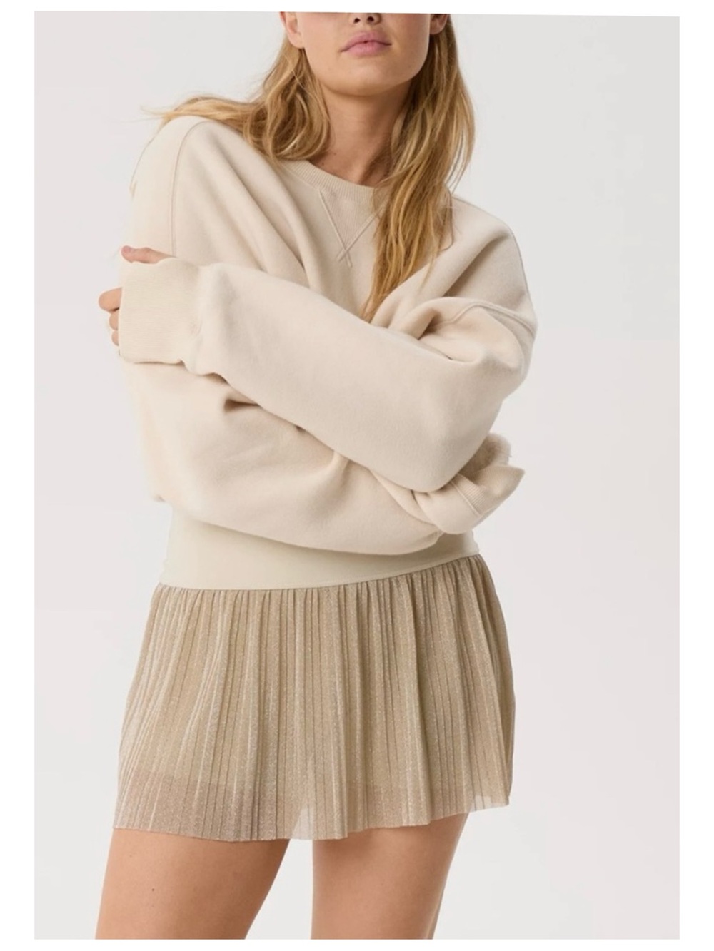 NWT Offline by Aerie Real Me Metallic Skort L